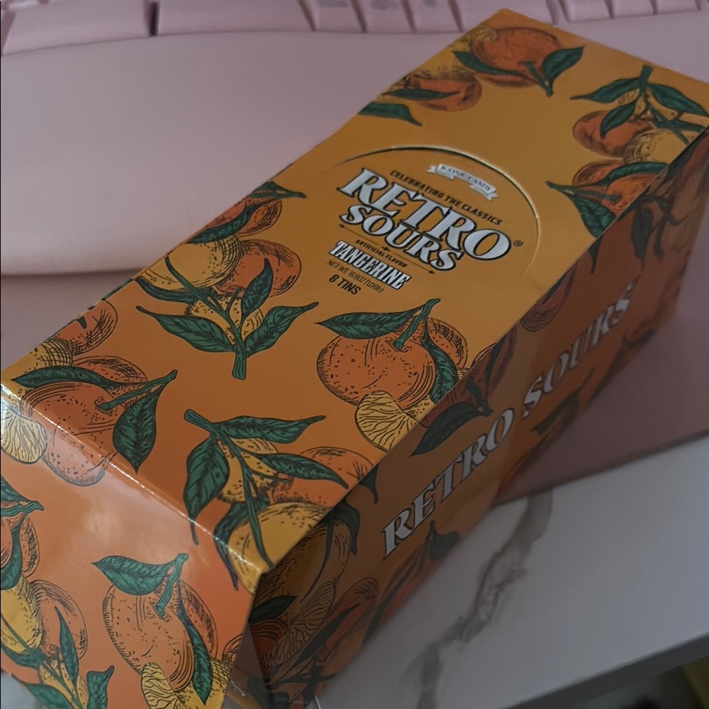 Tangerine Retro Sours Candies
